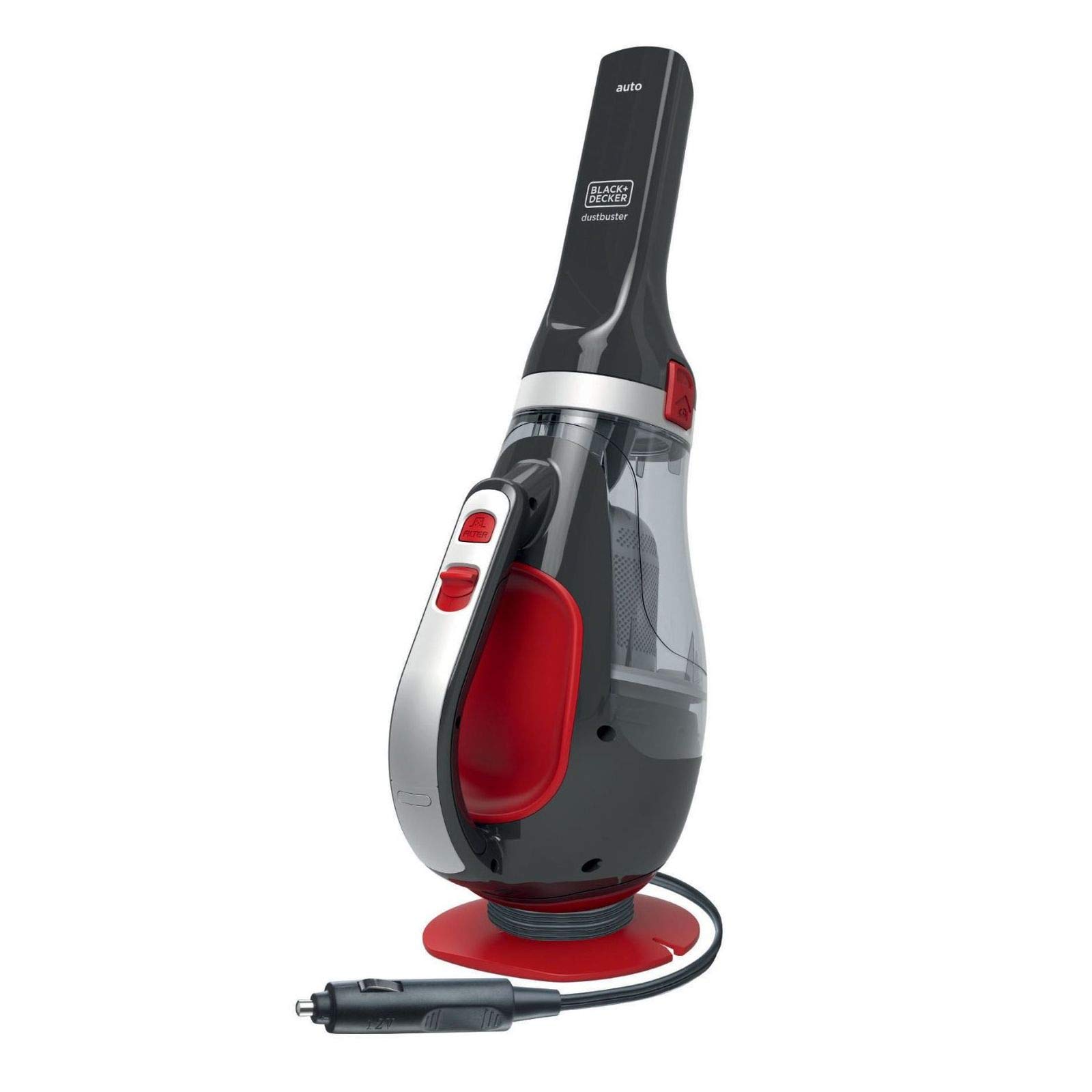 BLACK+DECKER dustbuster Aspirapolvere Portatile per Auto con Cavo 12V, ADV1200-XJ