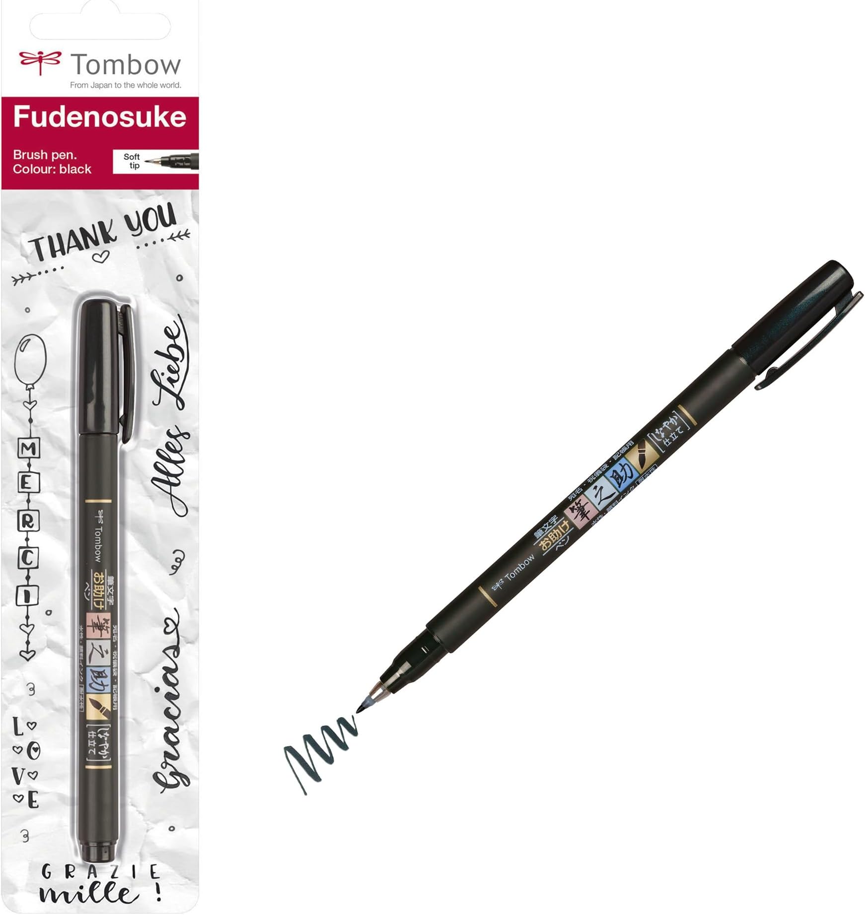 Tombow "Fudenosuke Soft Brush Pen - Black