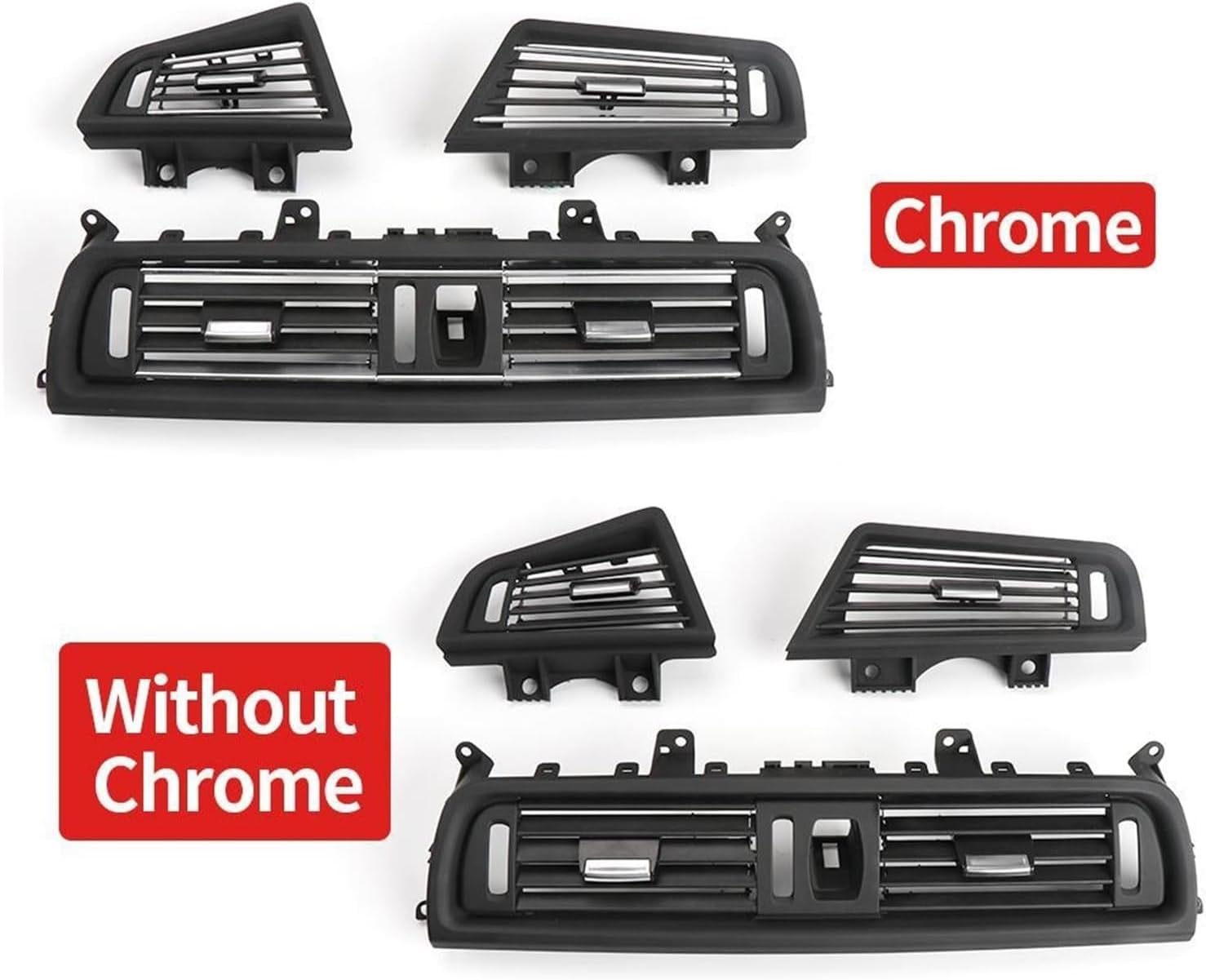 Front/Rear/Left/Right/Central Air Conditioning Grille Vent Outlet Panel Fit For BMW 5 Series F10 F11(Rear Model A)