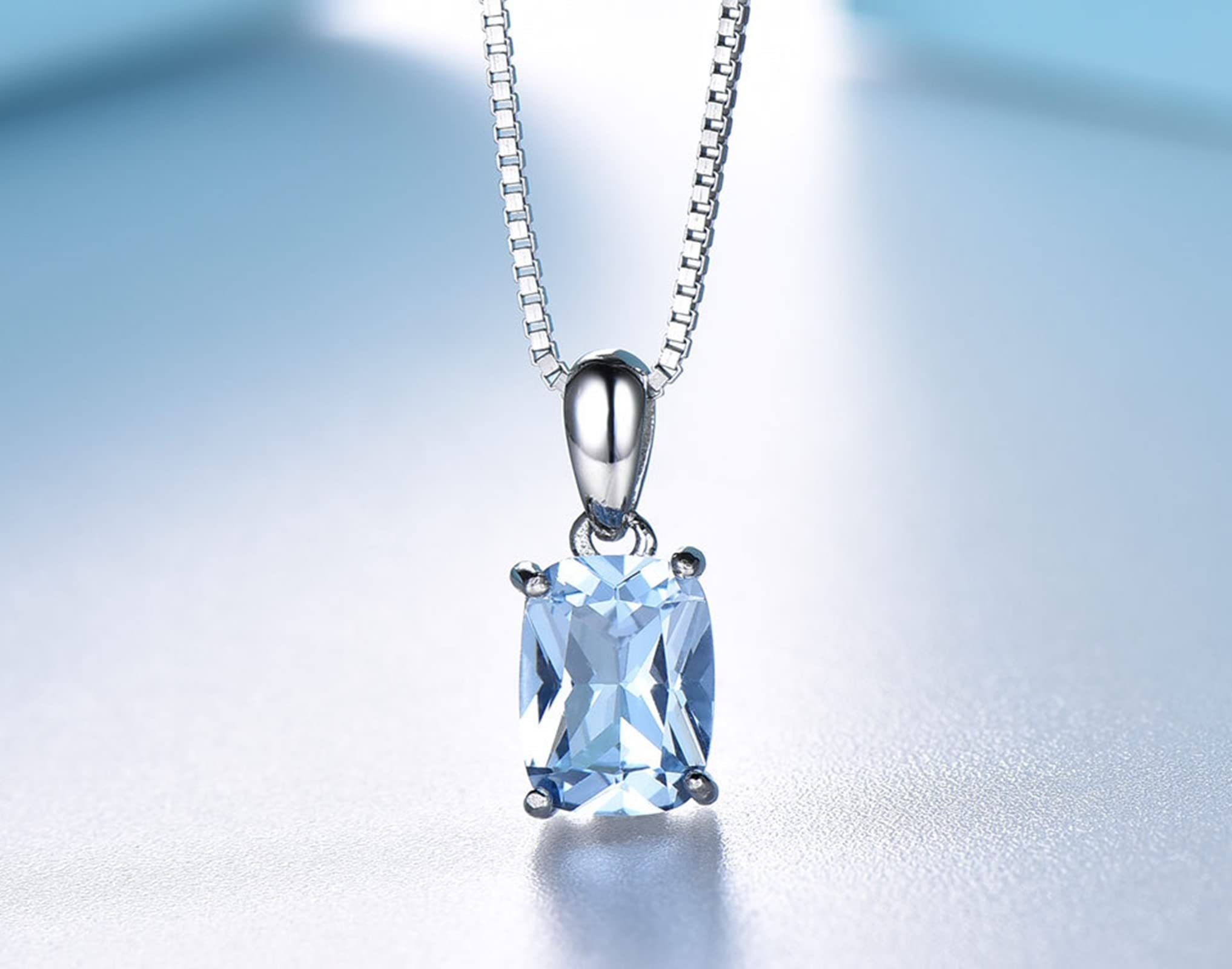 Set di gioielli da sposa per matrimonio in argento Sterling, blu vintage collana e orecchini set per le donne rettangolo set di gioielli in metallo