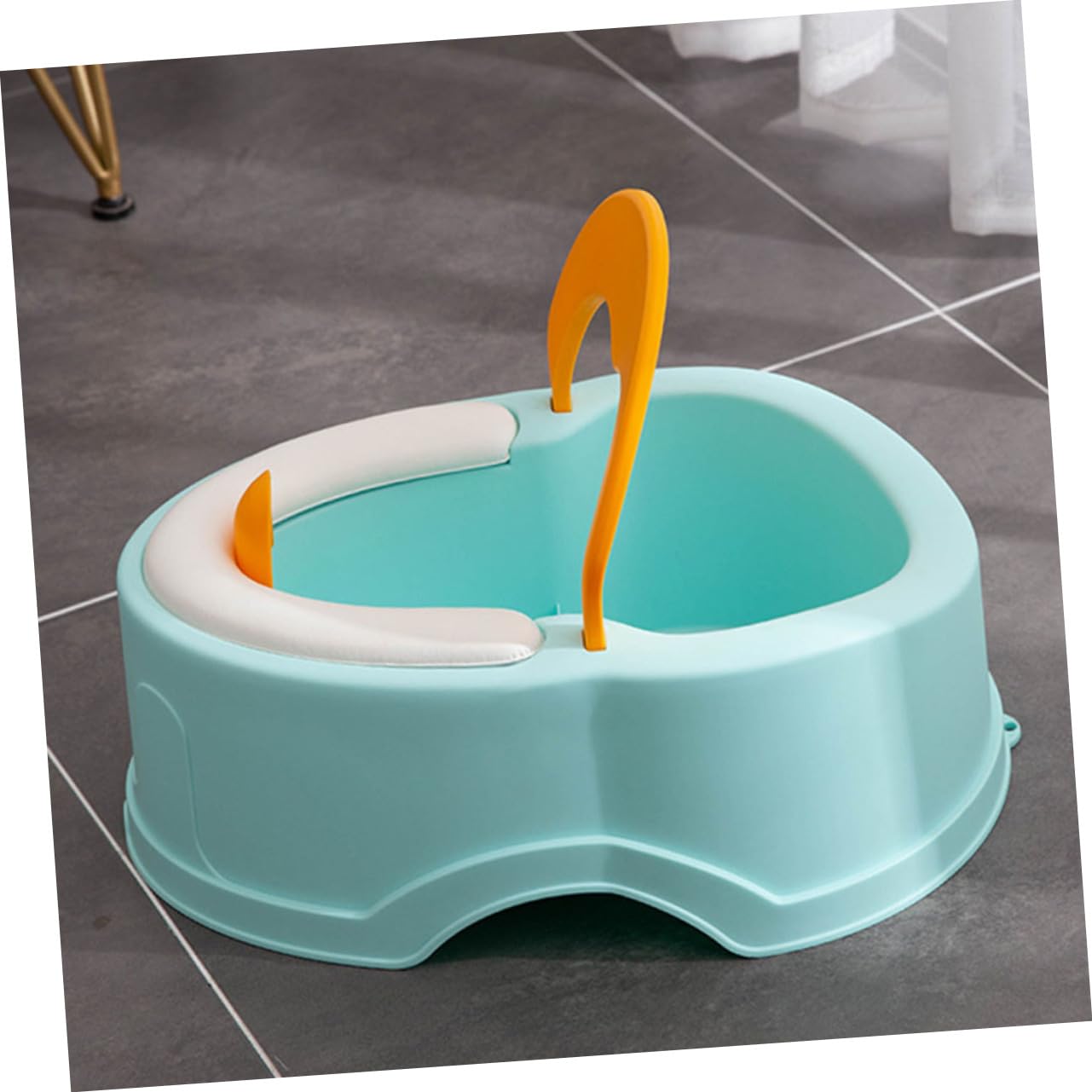 Inodoro Portátil para Bebés y Niños, Diseño Compacto Azul | Pp y Pvc, Forma de Dibujos Animados, Ligero y Fácil de Limpiar, Fácil de Llevar