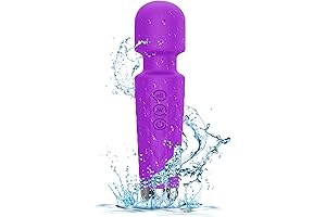20-Mode Personal Rechargeable Handheld Massager for Women (Purple)
