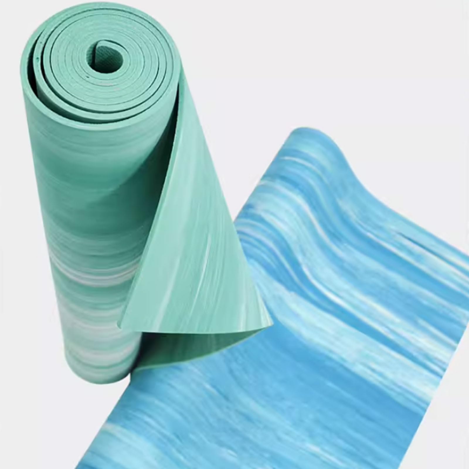 Tappetino da yoga in gomma, tappetino for esercizi comfort, spessore 4 mm, supporto for tutti i tipi di yoga, pilates ed esercizi a terra