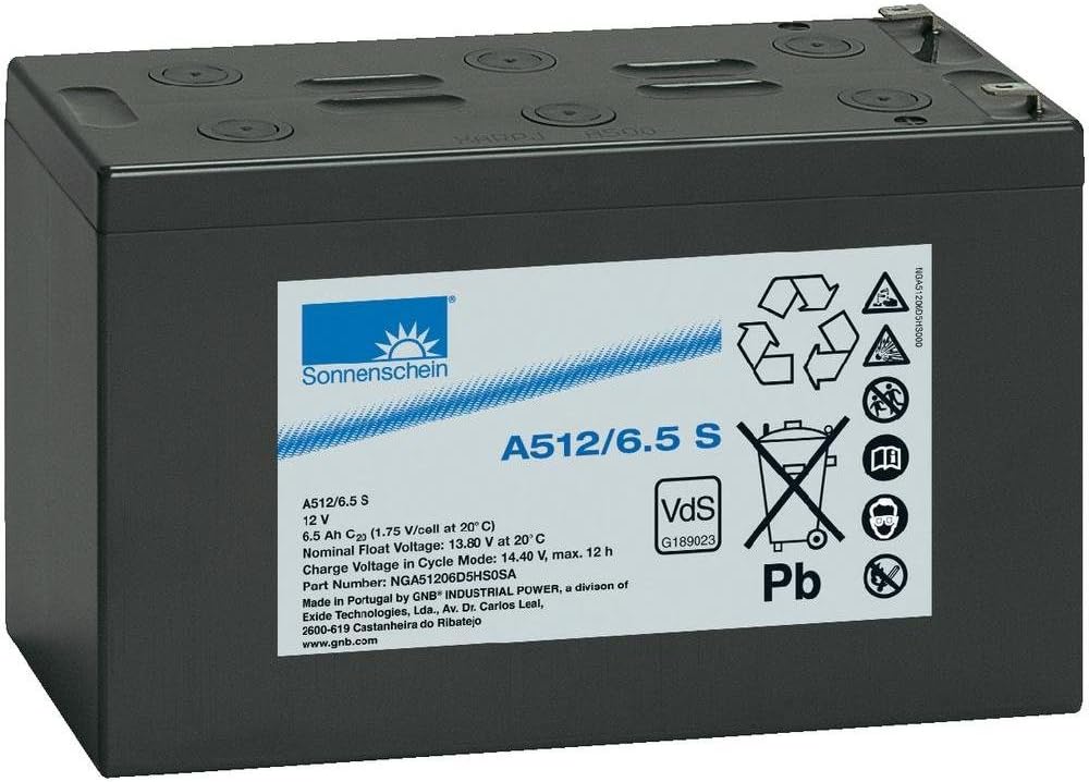EXIDE Sonnenschein A512/6,5 S, 12V 6.5Ah lead acid battery NGA51206D5HS0SA
