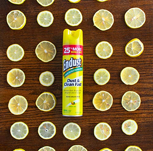 Endust Multi-Surface Dusting And Cleaning Spray, Lemon Zest, 12.5 Ounce (Pack Of 2) #TOP6