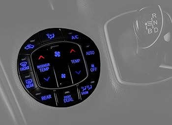 【自動色変化仕様】80ヴォクシー　ノア　エアコンパネル　LED打ち替え済み 2 自動色変化仕様】80ヴォクシーノアエアコンパネルLED打ち替え