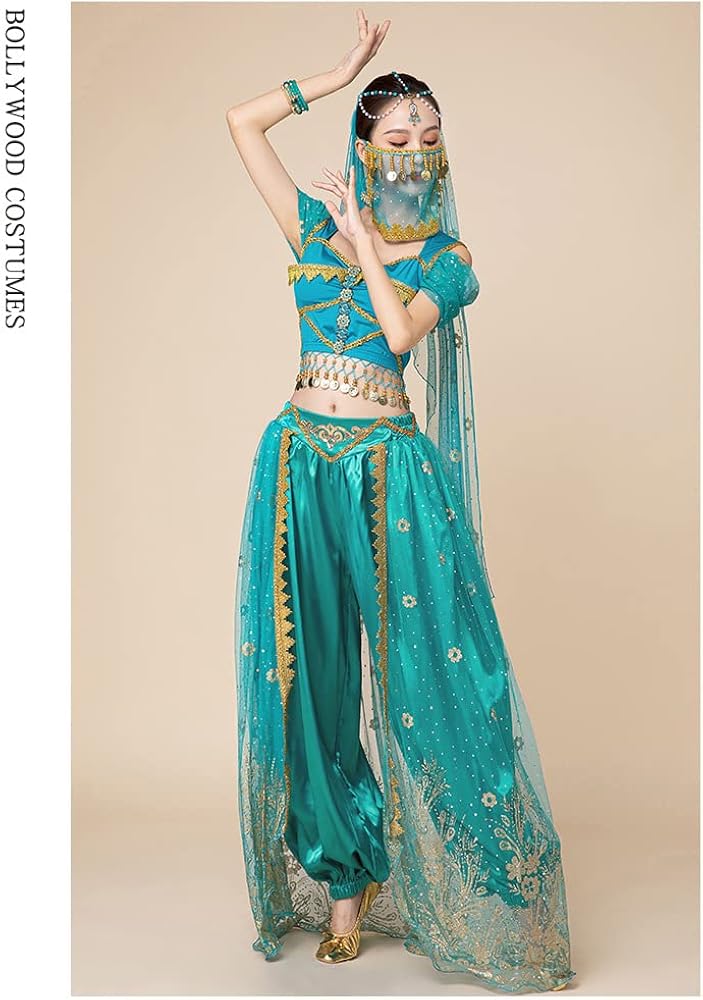 Amazon.co.jp: [満天屋] ベリーダンス 衣装 セット トップス