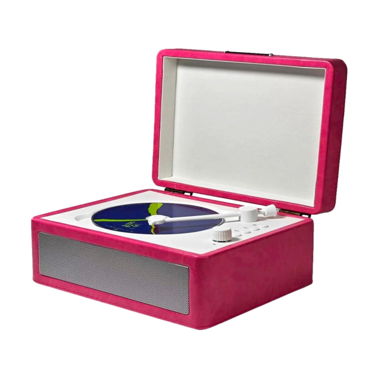 Keenso Reproductor de CD Reproductor de Música Portátil de Madera y ABS con BT 5.0 USB TF Reproducción Batería de 2000 MAh Altavoces Duales Control Remoto para Amantes de la Música en Viajes en Casa