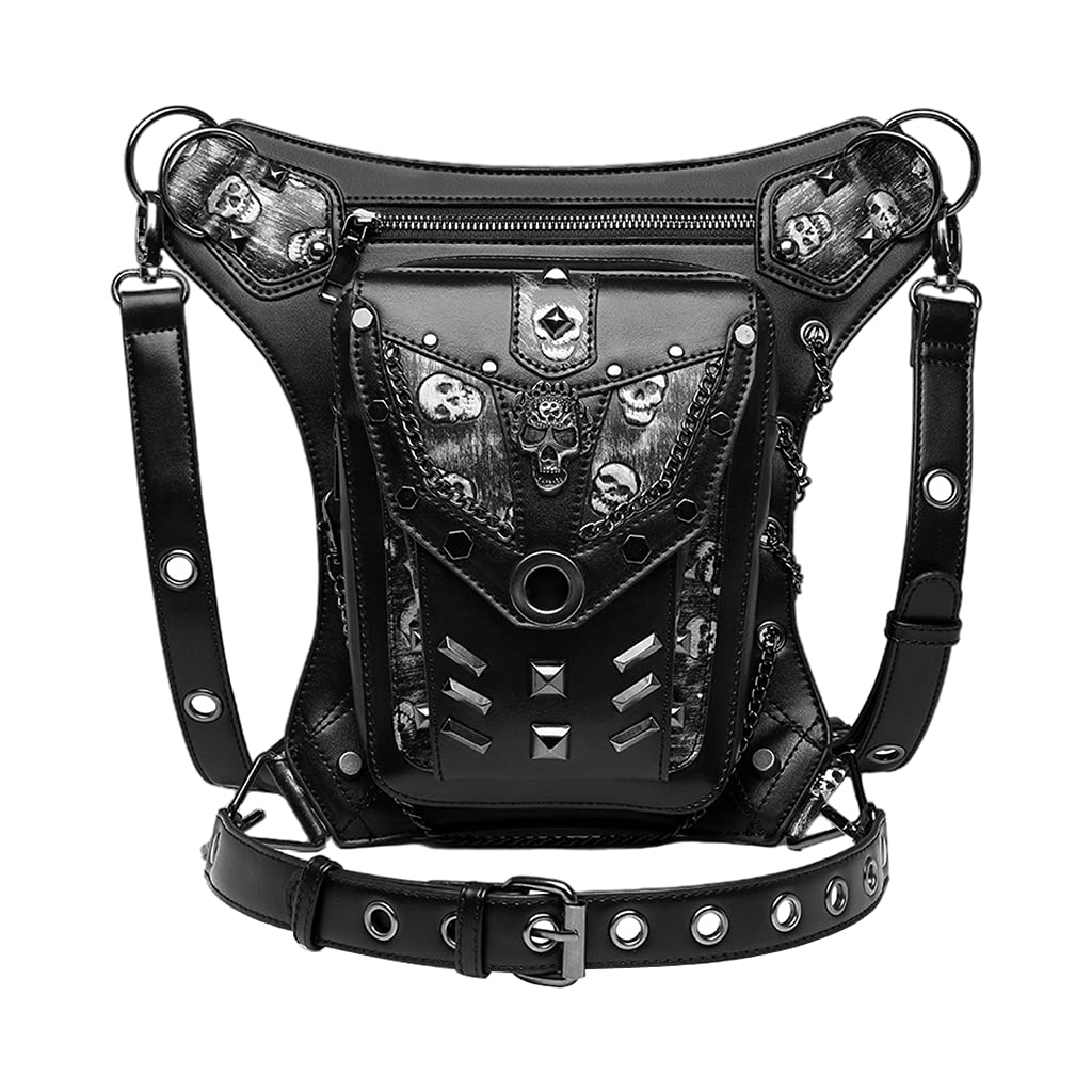 Steampunk Waist Bag Messenger Bags Satchel Leg Drop Bag Purse for Women Men|Clothing, Shoes & Accessories | Womens Handbags & Bags-image-11