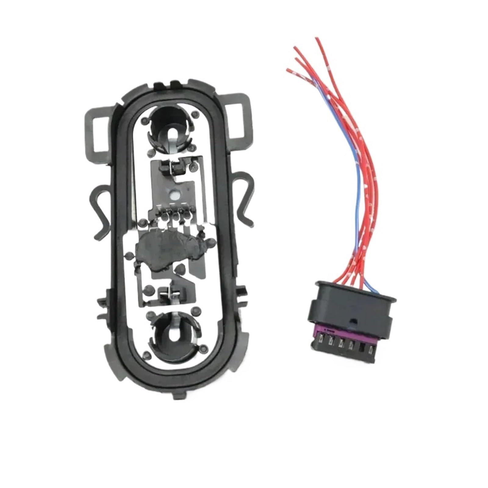 Para BMW Para X1 F48 F49 2016-2019 Bombilla De Luz Trasera Coche Tablero Soporte Conector Enchufe Lámpara Freno Trasero Portalámparas Luz Trasera Coche(A Socket and Cable L)