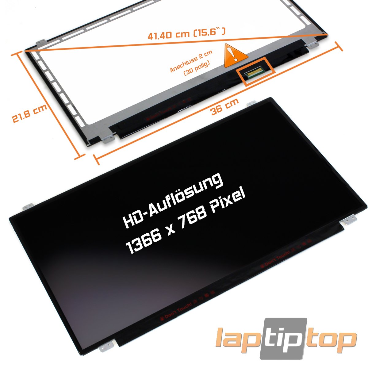 15,6" LED Display matt passend für Lenovo Thinkpad E570 20H5 20H6 Bildschirm WXGA HD