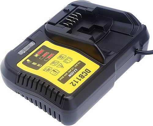 Miniatura 6 de DCB112 Cargador de batería de repuesto para cargador de 20 V DCB101 DCB105 DCB115 DCB107, compatible con baterías de iones de litio de 12 V y 20