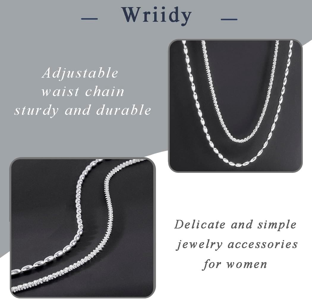 Waist Chain Silver Beads Belly Chain Gold Women Dainty Body Jewelry Accessories for Beach