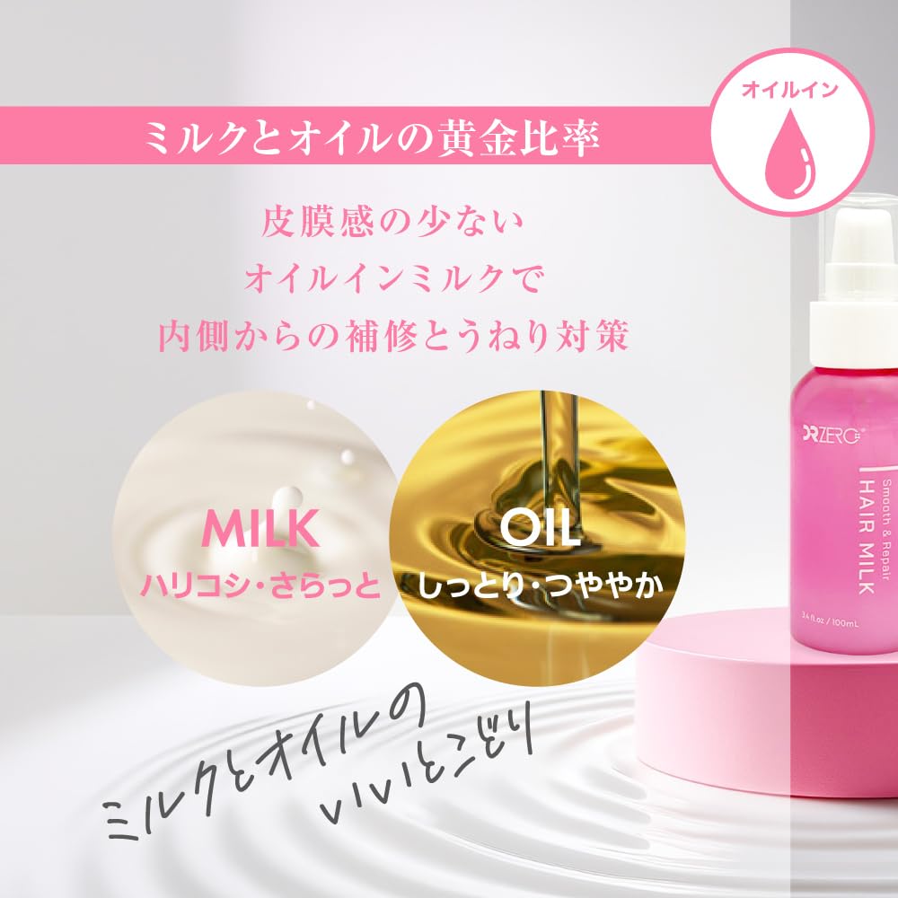 Amazon | DRZERO（ドクターゼロ）スムース＆リペアヘアミルク/洗い流さ