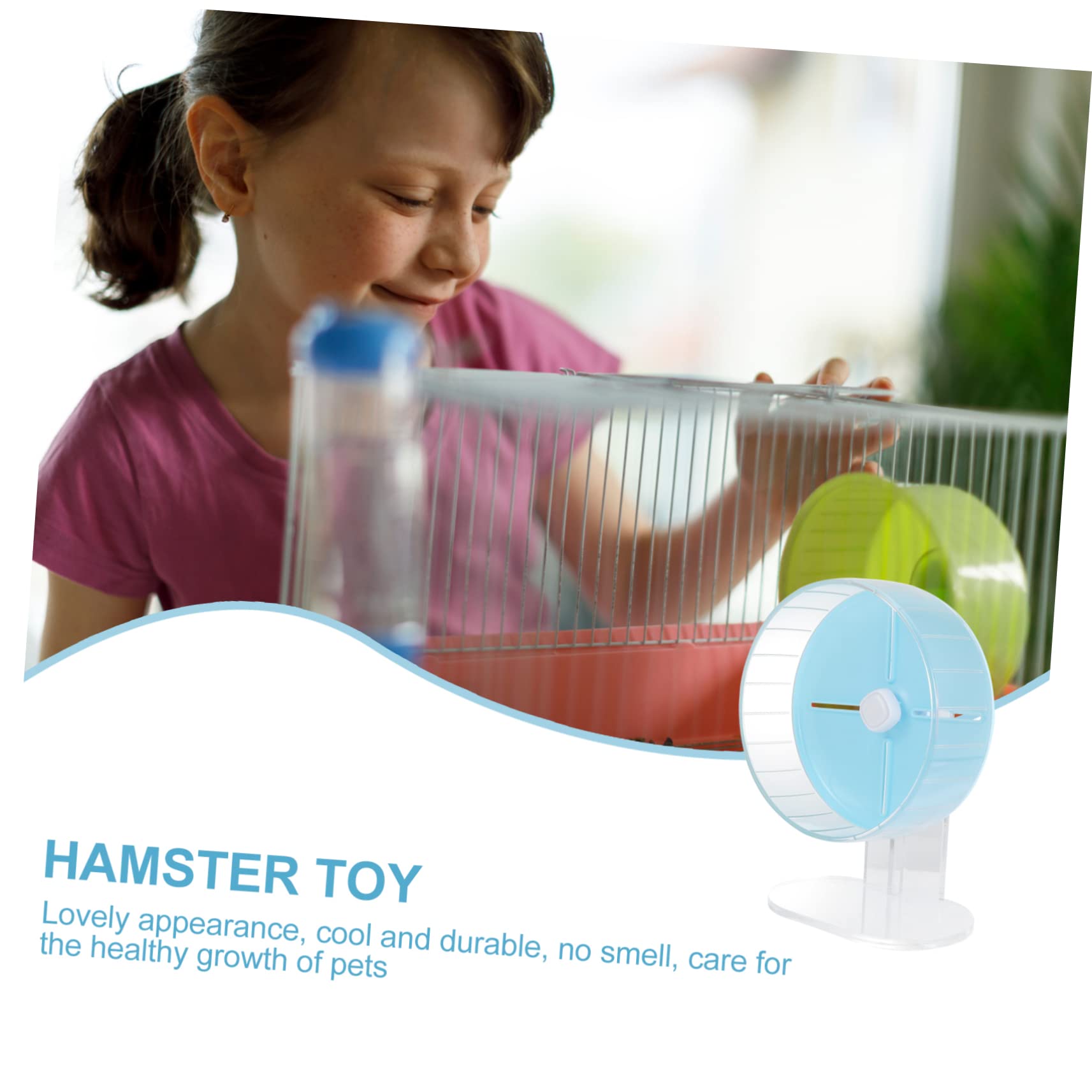 UPKOCH Roue De Course pour Hamster Roue Exercice Silencieuse Jouet Exercice pour Petits Animaux