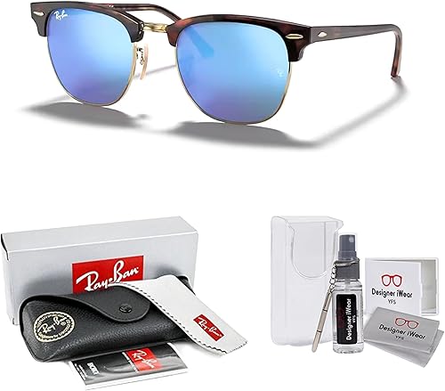 Miniatura 2 de Ray-Ban RB3016 CLUBMASTER - Gafas de sol para hombre y mujer + paquete con kit de cuidado de gafas de diseñador iWear