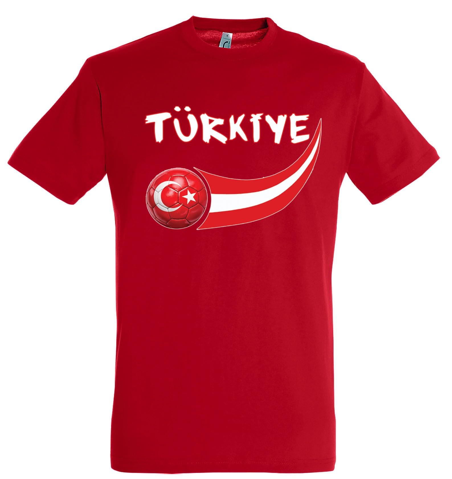 Supportershop Football Turkey Unisex T-Shirt, Red, XXL