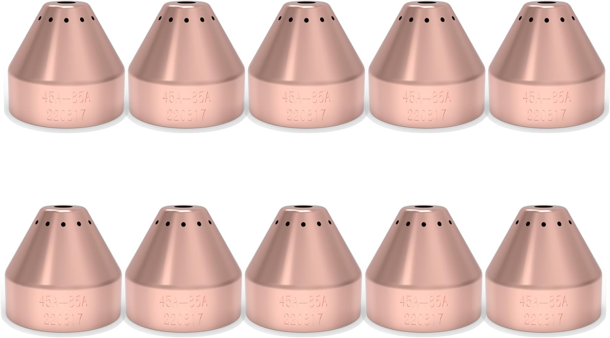 10Pcs 220817 Plasma Cutter Shield Fit for PMX 45XP/65/85/105 Machine Mechanized Plasma Cutting Torch Consumable