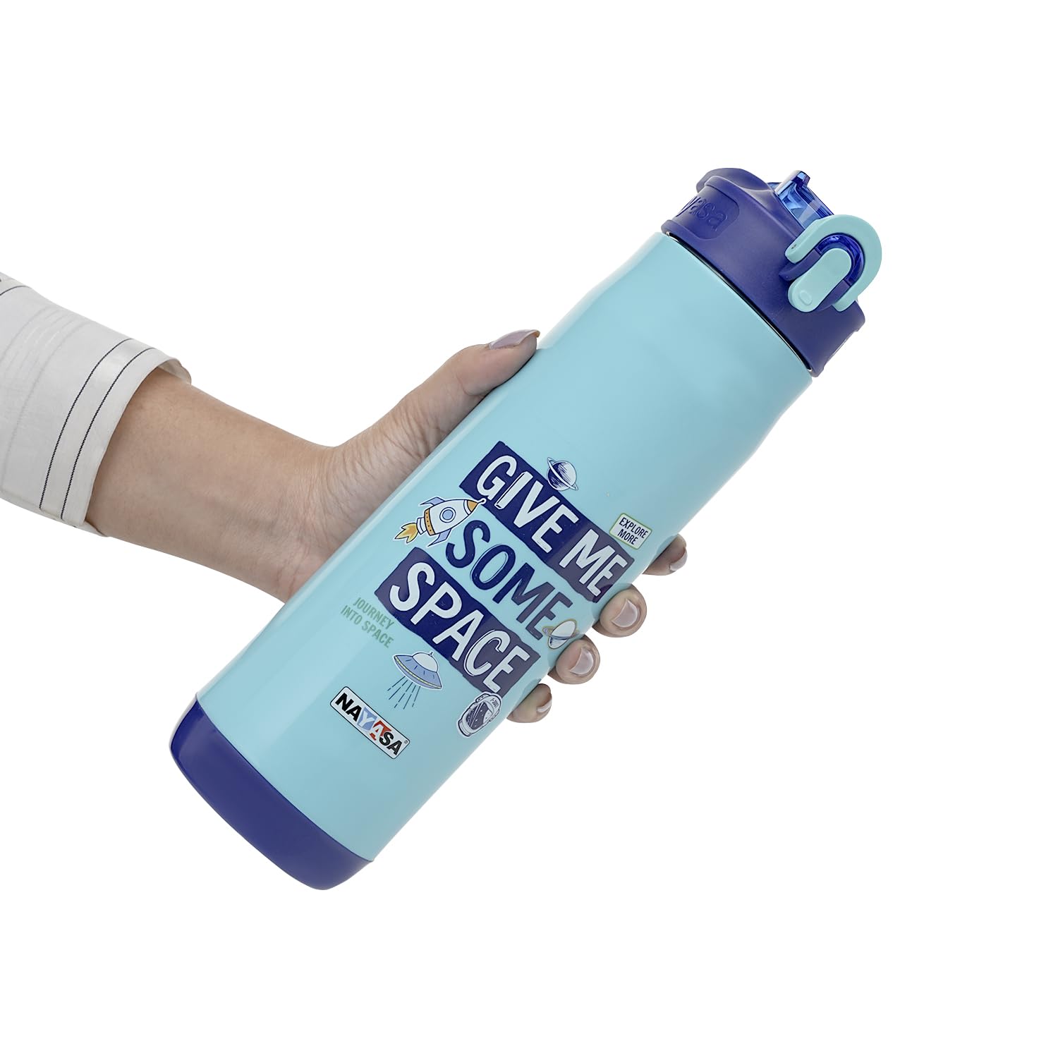 Nayasa Adonis Water Bottle - Pink - BPA-Free -11