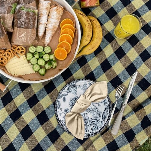 Servilletas de algodón STOBAZA de 40 cm, juego de 12 piezas reutilizables y suaves para cena 6