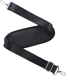Bag Strap Replacement Messenger Bag Shoulder Strap Adjustable 59 Inch with Metal Swivel Hooks and Non-Slip Pad Universal for Laptop Case Briefcase Camera Bag Travel Bag