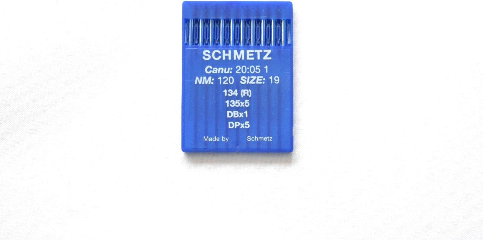 SchmetzIndustrial Sewing Machine Needles CANU 20:05 1, 134R, SY 1955,DPx5 (19/120)