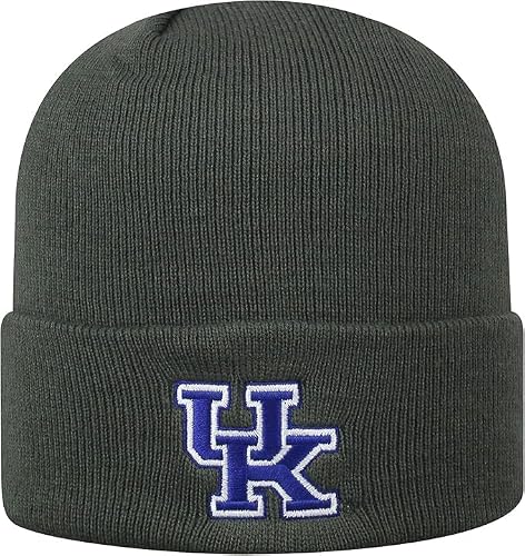 Collegiate Cuffed Knit Beanie Hats (US, Alpha, One Size, Kentucky Charcoal)