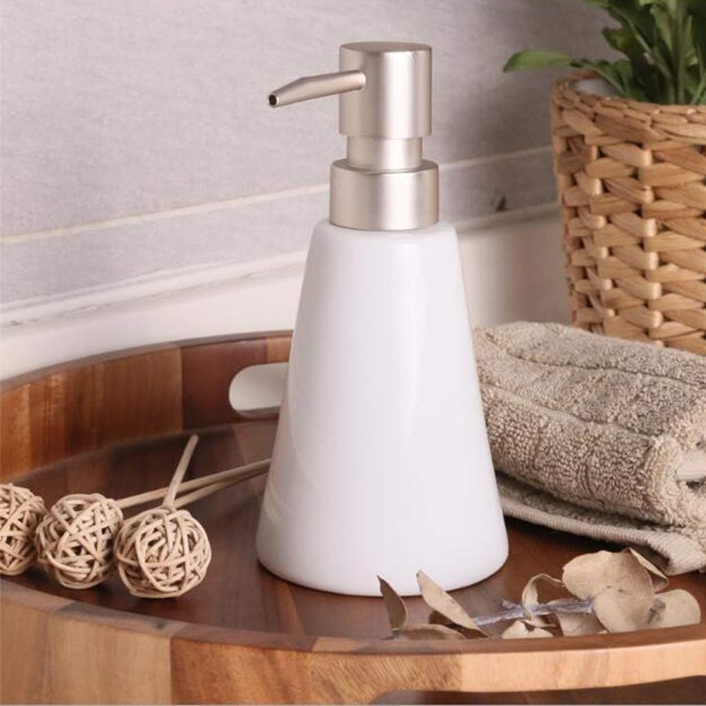 Dispenser di sapone – Dispenser per sapone liquido, dispenser per sapone liquido, dispenser per sapone liquido, dispenser per lozioni in ceramica, per cucina, bagno, bagno