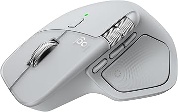 Logitech MX Master 4, Ergonomic Wireless Mouse with Advanced Performance Haptic Feedback, Ultra-Fast Scrolling, USB-C Charging, Bluetooth, Windows, MacOS - Pale Gray Logitech MX Master 4, Ergonomic Wireless Mouse with Advanced Performance Haptic Feedback, Ultra-Fast Scrolling, USB-C Charging, Bluetooth, Windows, MacOS - Pale Gray