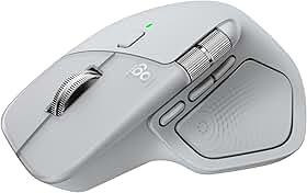 Logitech MX Master 4 - cinza claro