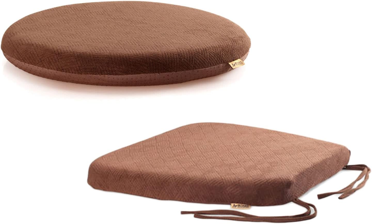 Sigmat Chair Pad, Memory Foam 16 in Round Chair Cushion and