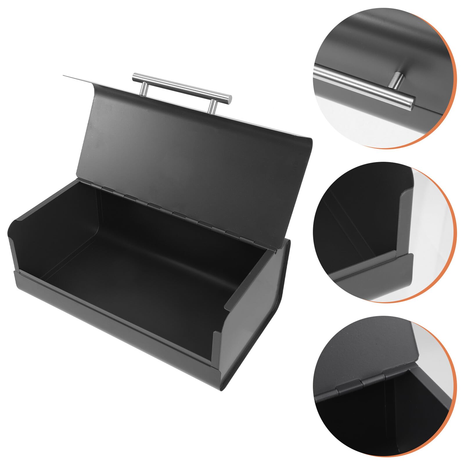 Homoyoyo Porta Pane da Cucina in Ferro Contenitore per Pane Domestico Accessorio da Cucina per Conservare o Cuocere i Biscotti Facile da Pulire e Leggero