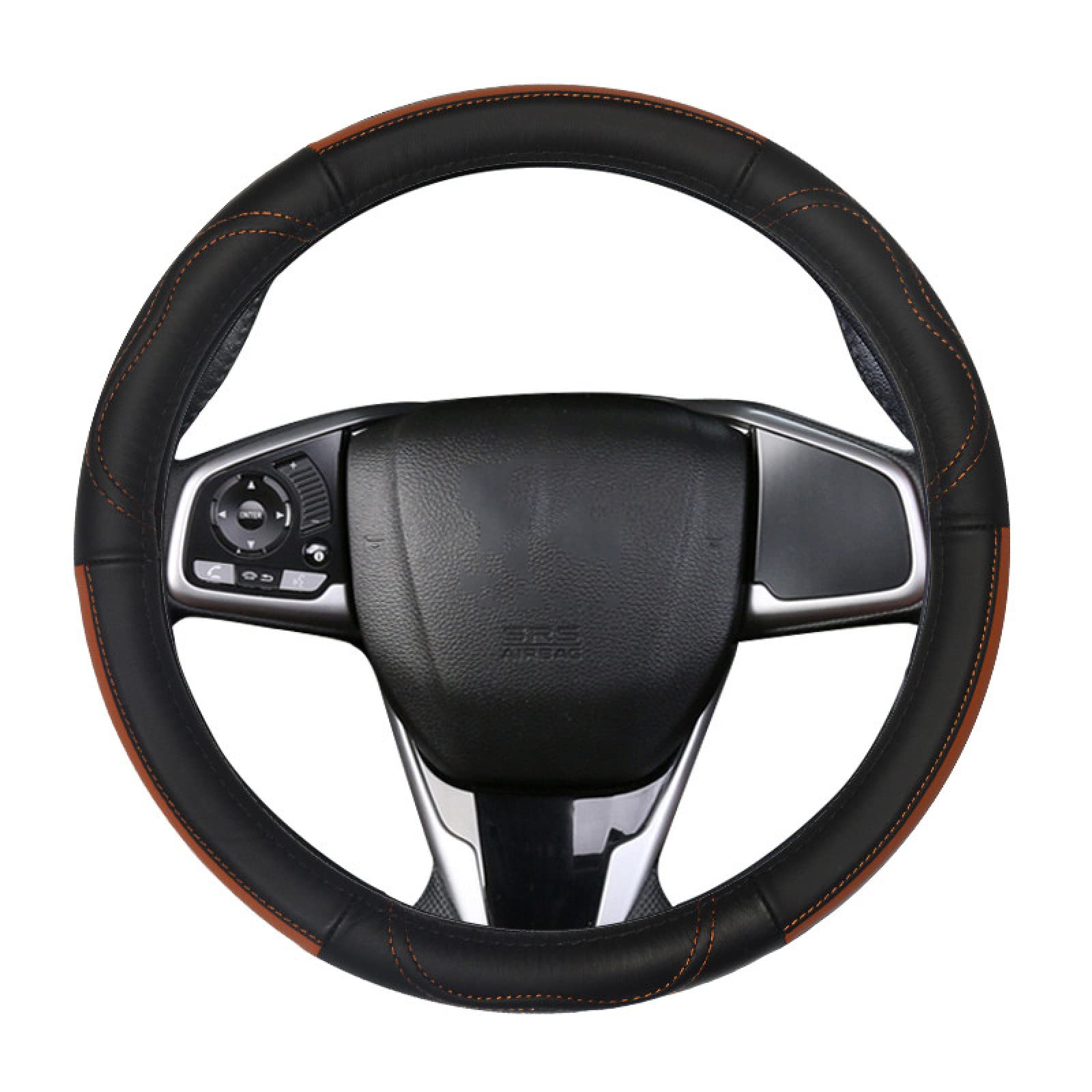 Custom Car Steering Wheel Cover For Honda CR-V 2004 Model 2.0L Original Model 1:1 Made Hand Sewing Protect Interior Accessory - 34