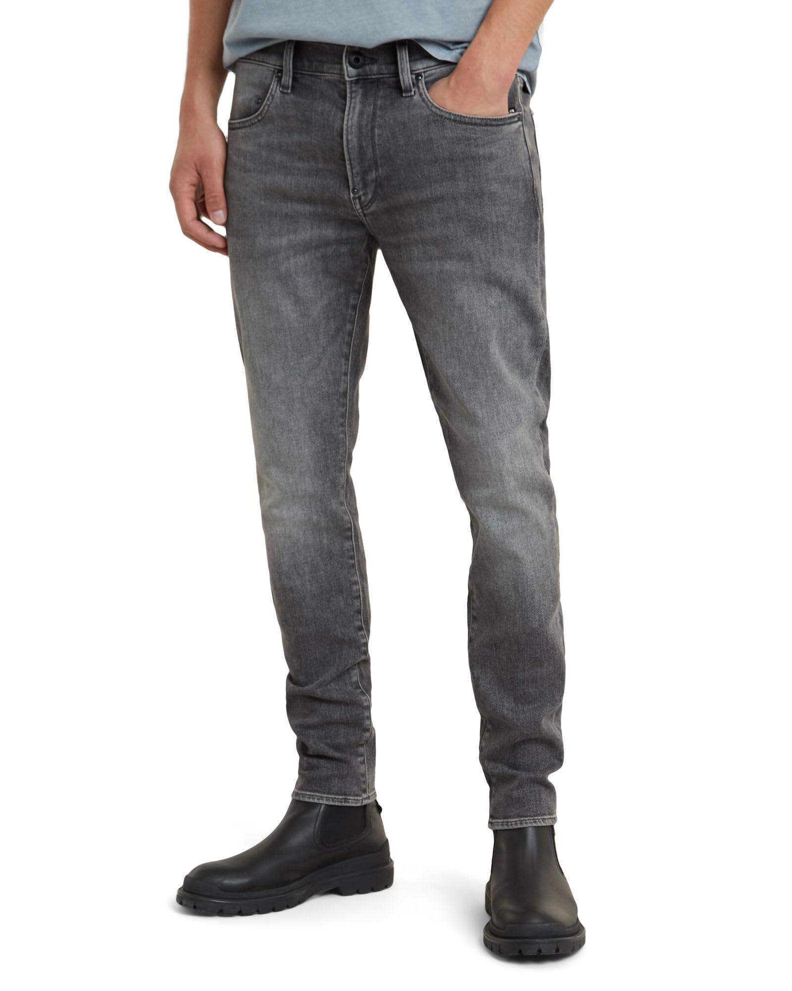 G-Star RAW Herren Revend FWD Skinny Jeans, Grau (Faded Grey neblina D20071-D535-G324), 27W / 32L