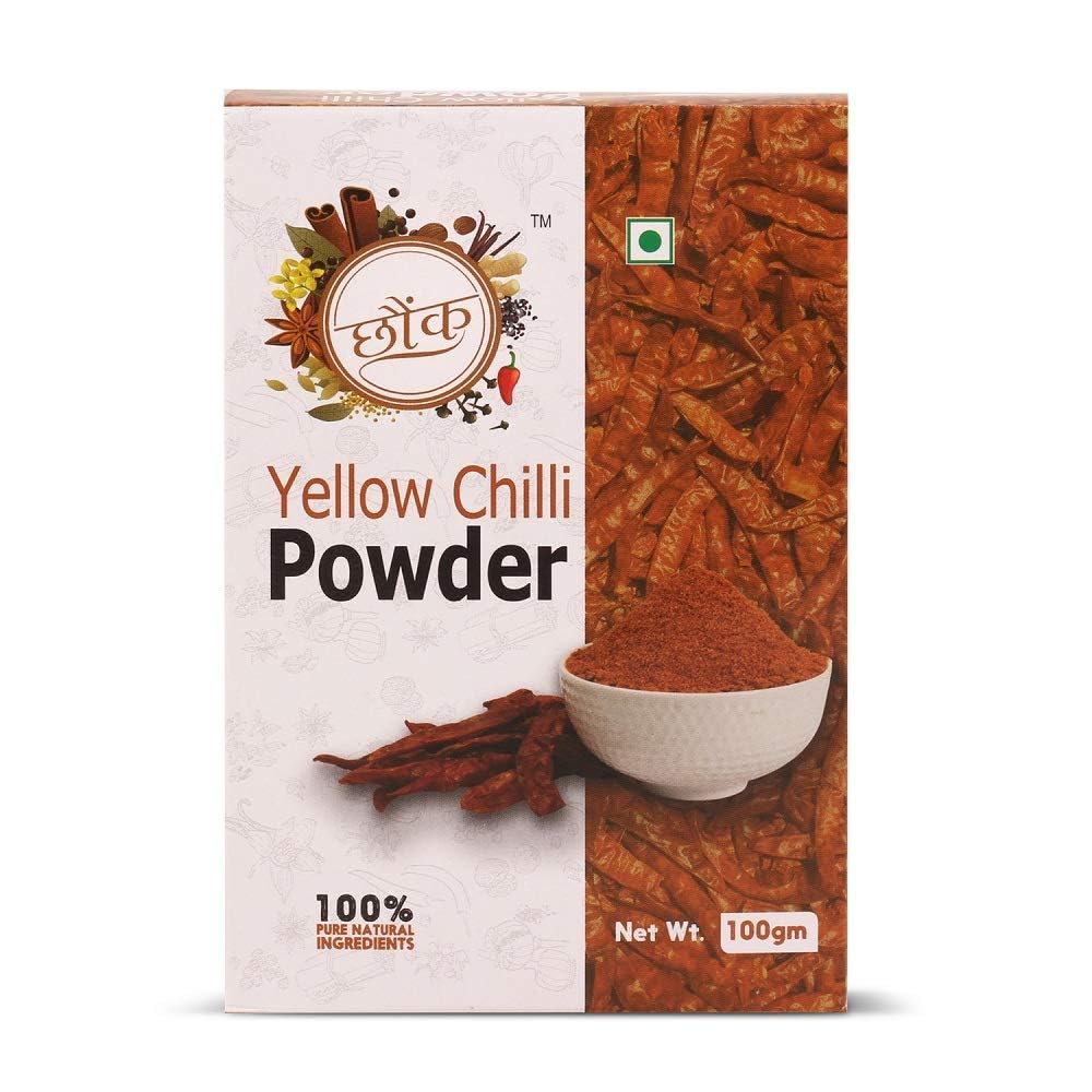 Chounk Yellow Chilly Powder, 100g