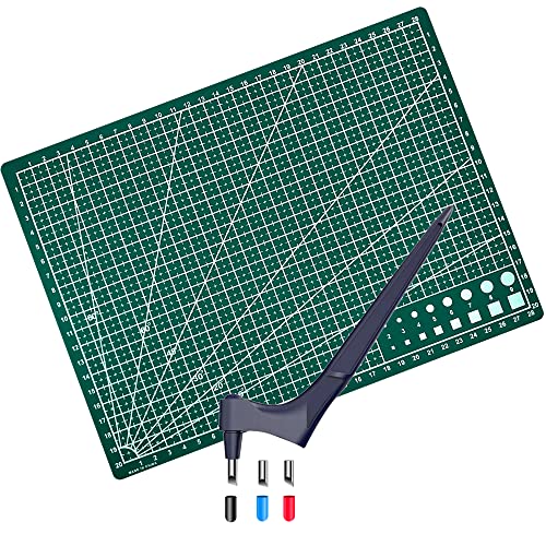 4 Lama Rotante a 360 Gradi, Craft Cutting Tools, Strumento Di Taglio Artigianale Rotante, Applica a Utensile da Taglio Artistico per Artigianato, Scrapbooking, Stencil