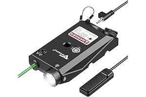 VOTATU V840 Green Laser and Flashlight Combo for Enhanced Precision and Illumination