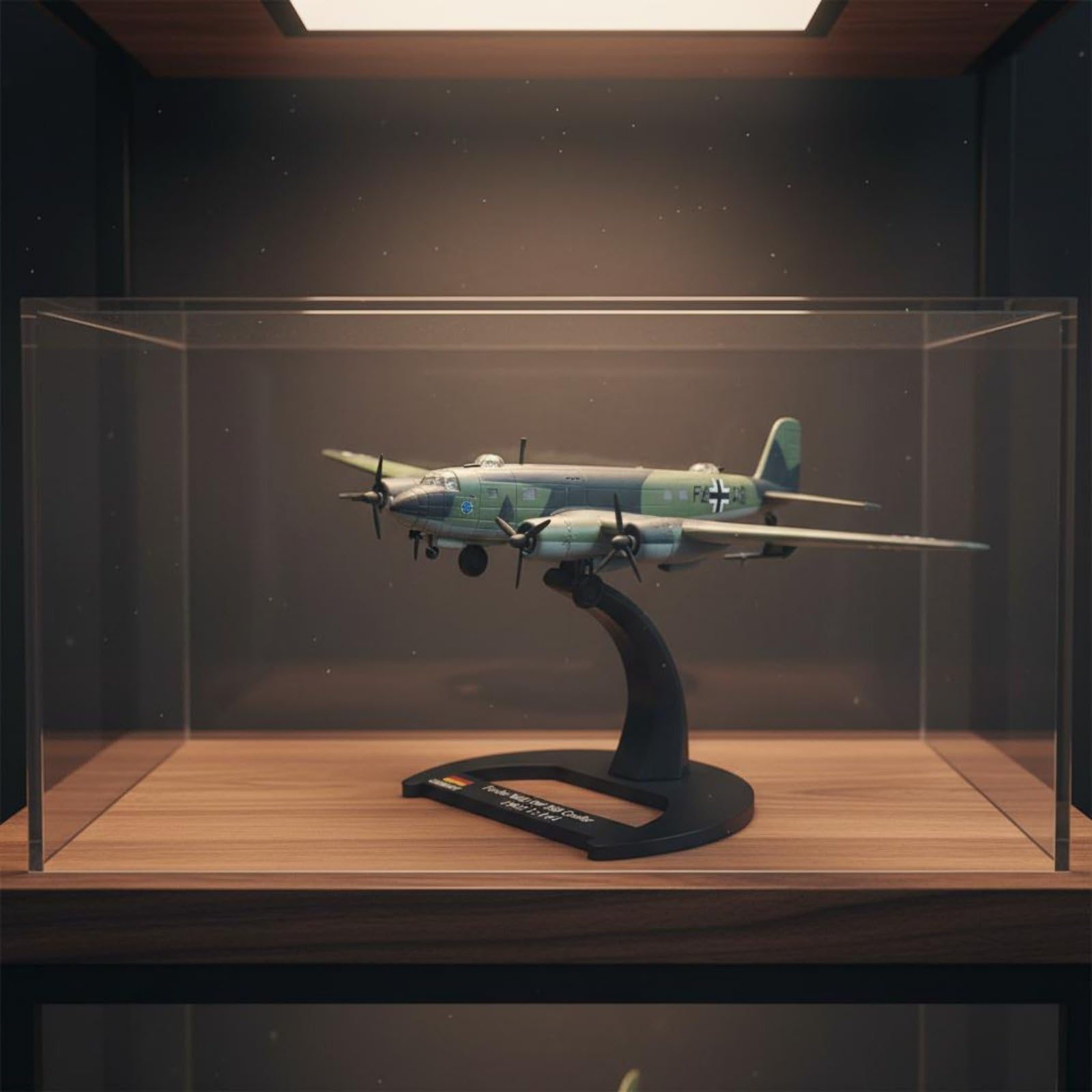 Modello Aereo in Lega Storica Modellismo Aereo Riproduzione Accurata Verniciatura Collezionistica con Supporto da Tavolo Adatto per Scrivania Showroom Salotto Regalo per Collezionisti