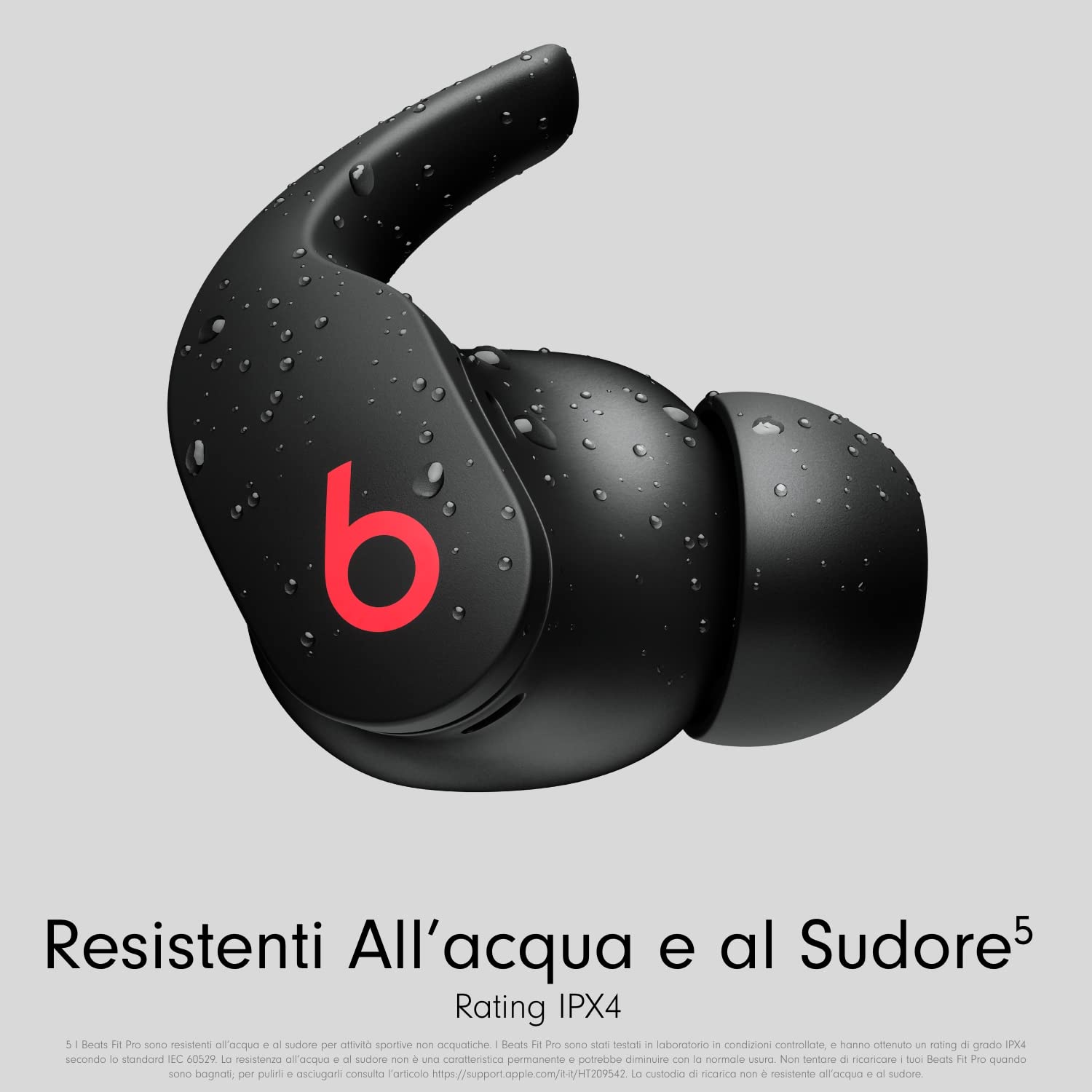 Beats Fit Pro – Auricolari true wireless con cancellazione del rumore – rating di grado IPX4, compatibili con Apple e Android, Bluetooth® di Classe 1, microfono integrato – Nero (versione precedente)