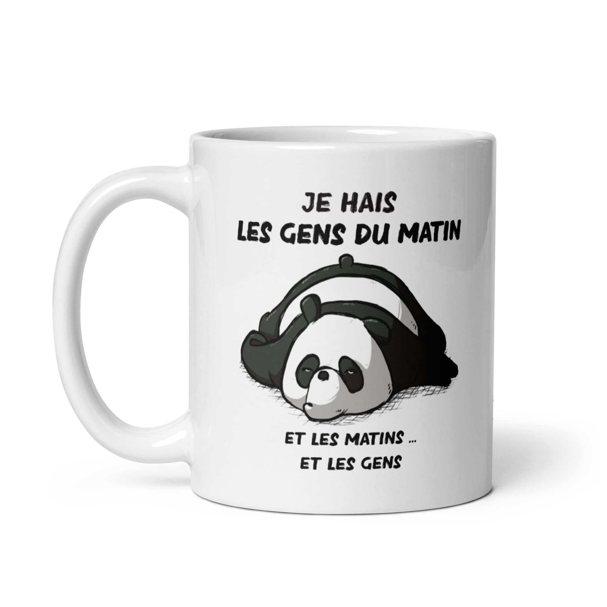 Image secondaire de Mug Humoristique Je Hais les Gens du Matin - Cadeau Original