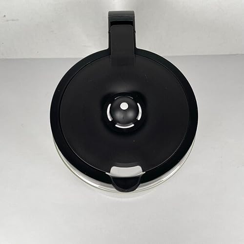 Miniatura 7 de Jarra compatible con cafetera Keurig K-Duo 5100 de una sola porción, jarra de café de vidrio de repuesto negra de 12 tazas (no compatible con K-Duo