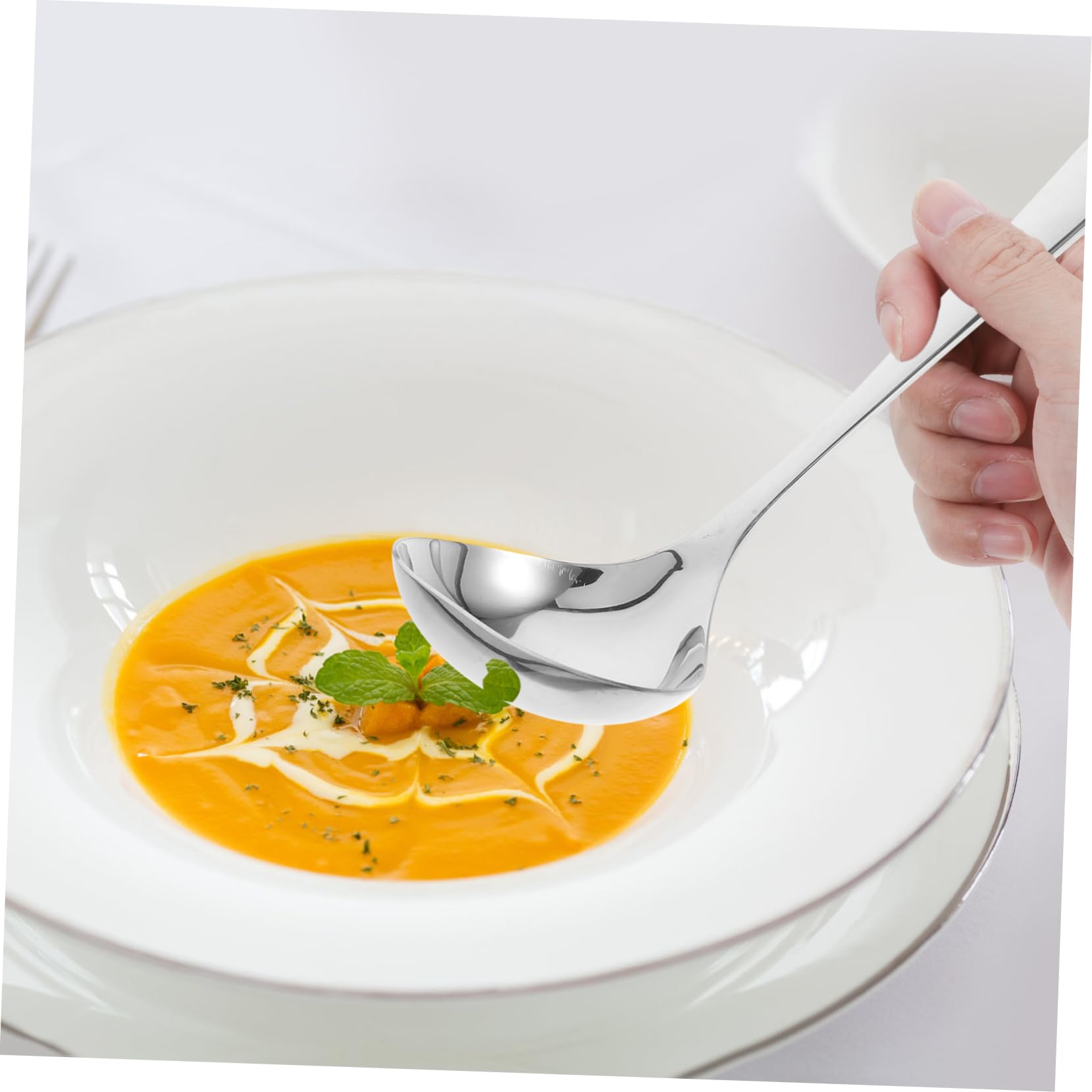 Juego De 4 Cucharas Para Té De Acero Inoxidable - Mango Corto, Para Medir Té, Postres O Helado