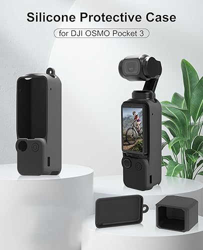 Miniatura 9 de Funda de cámara para Sony A6600ILCE-660 Cubierta protectora de goma suave de silicona duradera y ligera (negro)