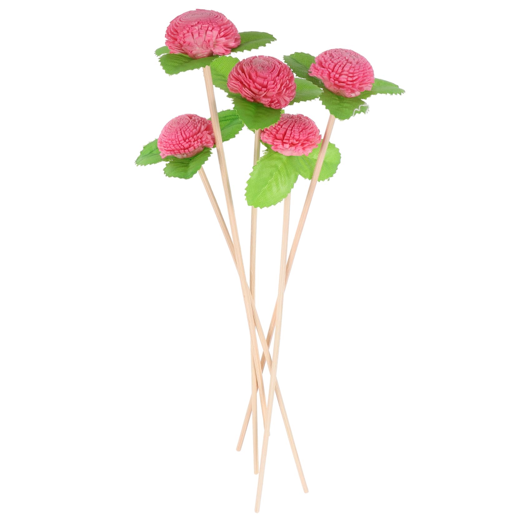 Levemolo Straight Diffuser Sticks 5pcs Replacement Aromatherapy Flower Sticks for