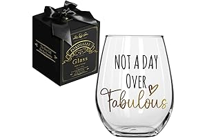 Not a Day Over Fabulous Wine Glasses - A Timeless Treasure for Women