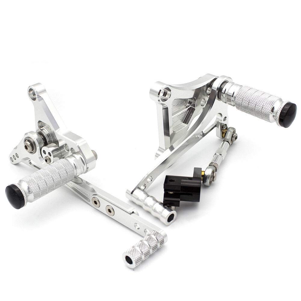 Se adapta a Tnt125 Tnt 125 2016 2017 2018 2019 2020 Reposapiés trasero de motocicleta aleación aluminio CNC