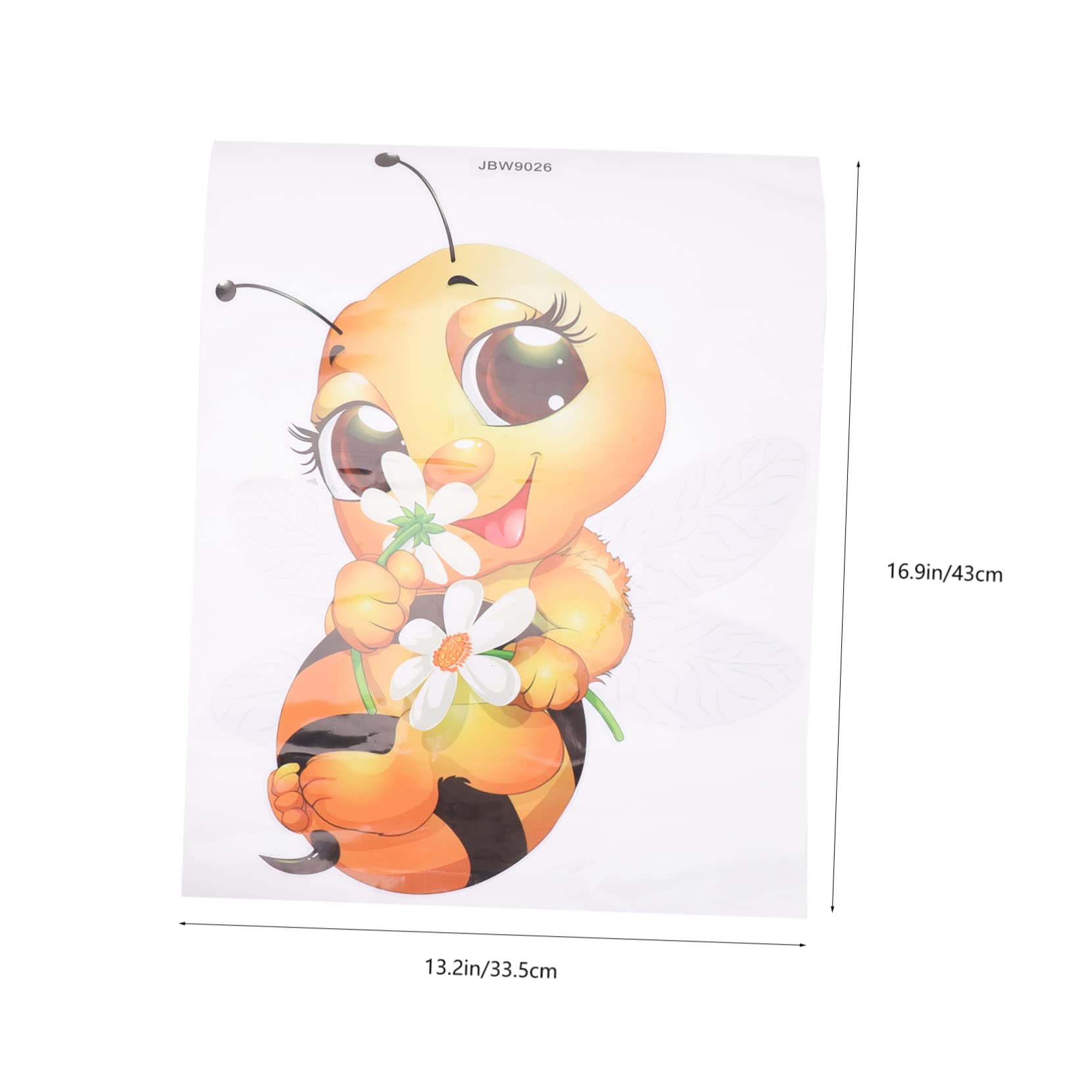 Toddmomy 5 Pegatinas De Pared Con Dibujos De Abejas Para Bebés Y Niñas Para Decoración De Dormitorio Guardería Animales Decoración De Habitación Pegatinas De Dibujos Animados