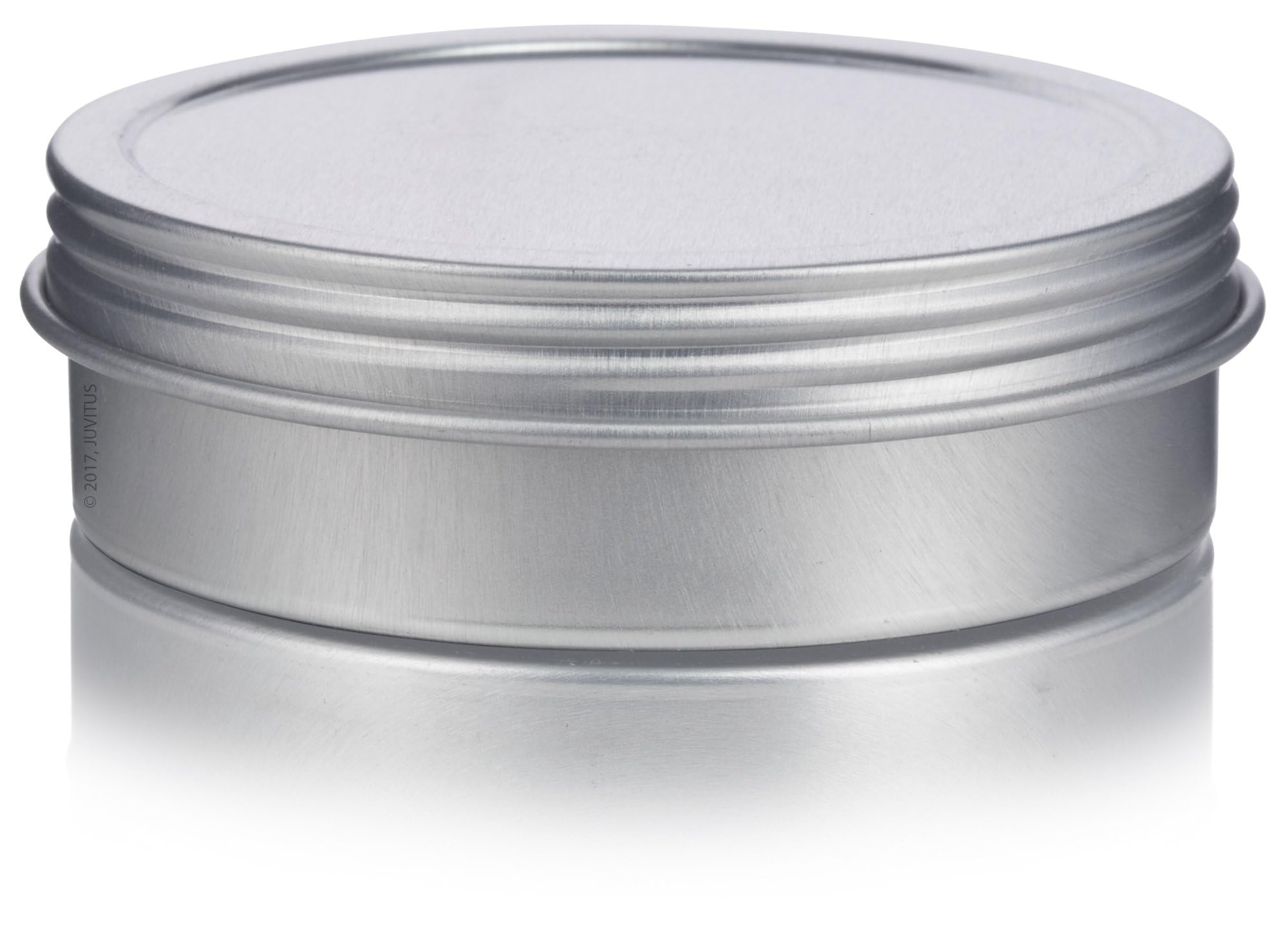 Amazon.com: JUVITUS (12 pack) 1 oz Metal Steel Tin Flat
