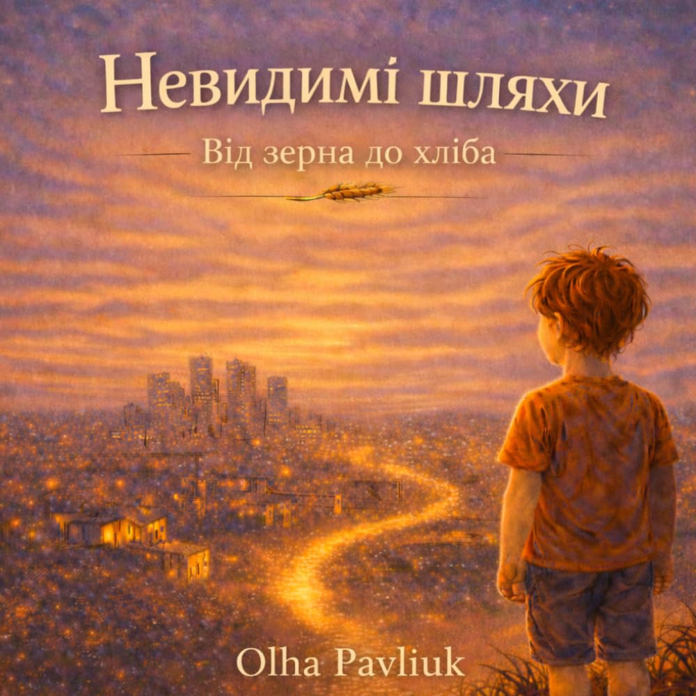 Невидимі шляхи - Від зерна до хліба: Дитяча книга українською мовою для дітей 6–10 років