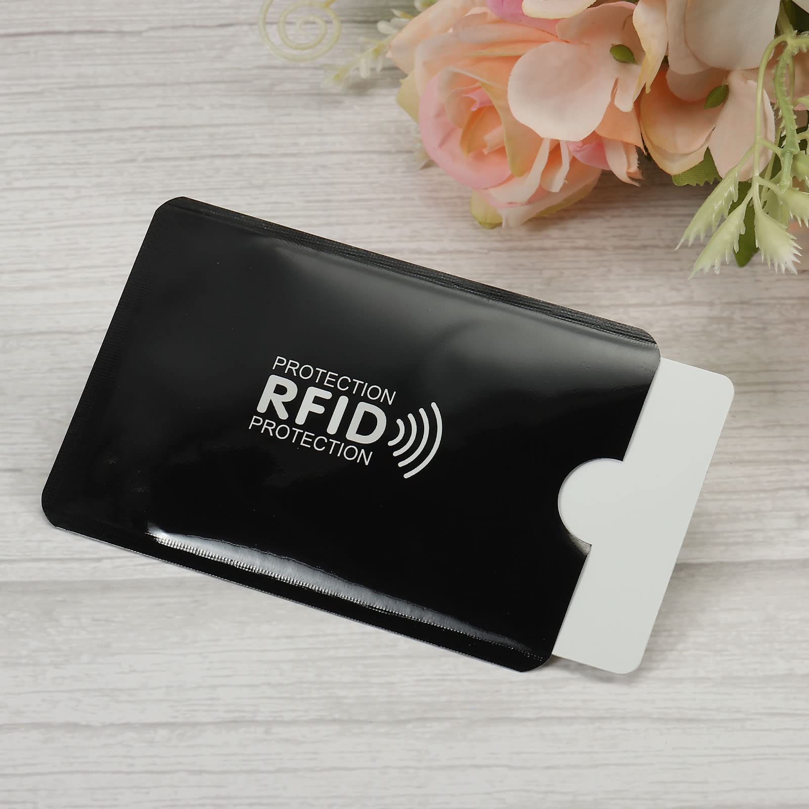 Amazon.com: PATIKIL RFID Blocking Credit Card Sleeves, 10 Pack Contactless  Protector Holder for NFC Purse, Black : Clothing, Shoes & Jewelry